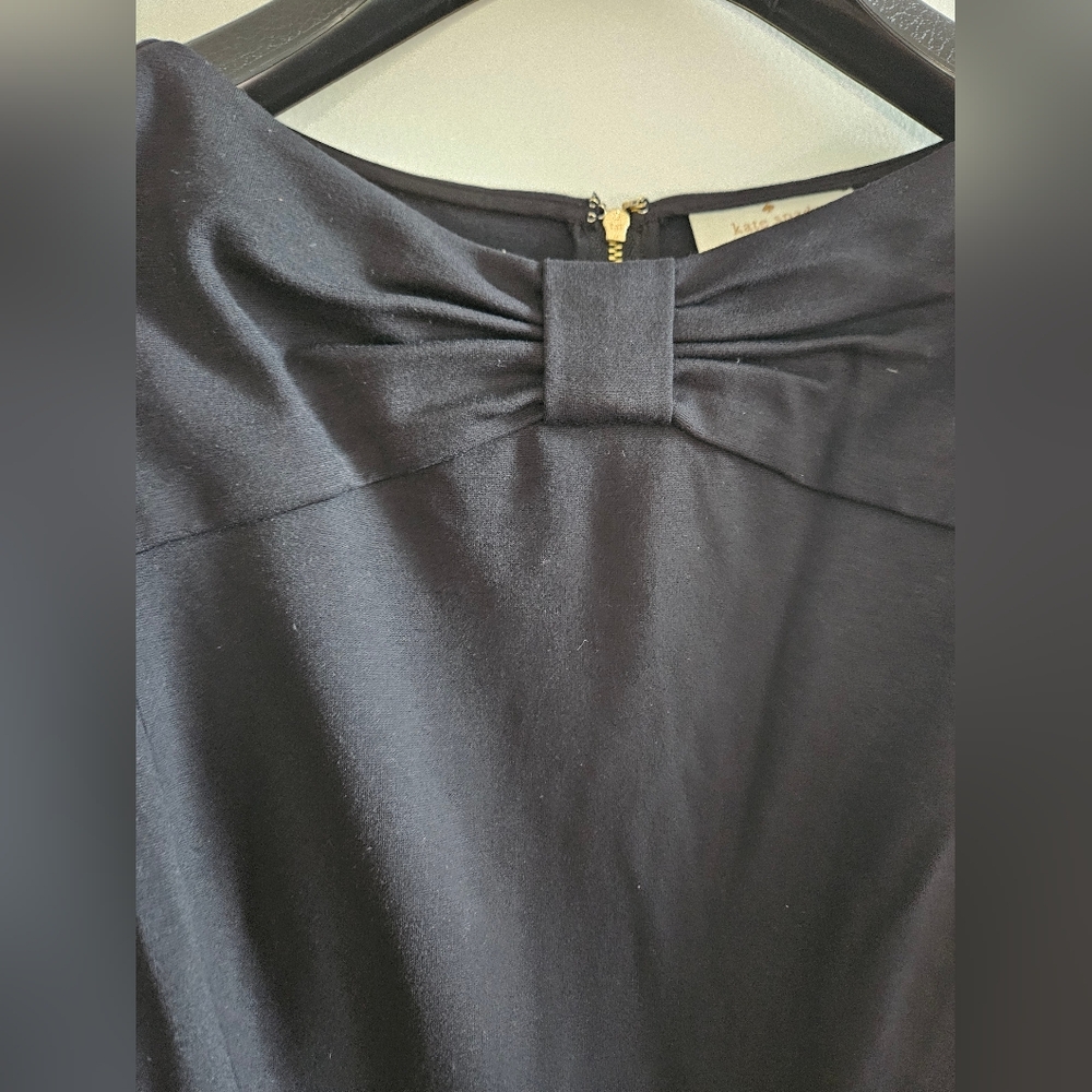 Kate Spade Size 6 Black Midi Dress - Picture 3 of 5
